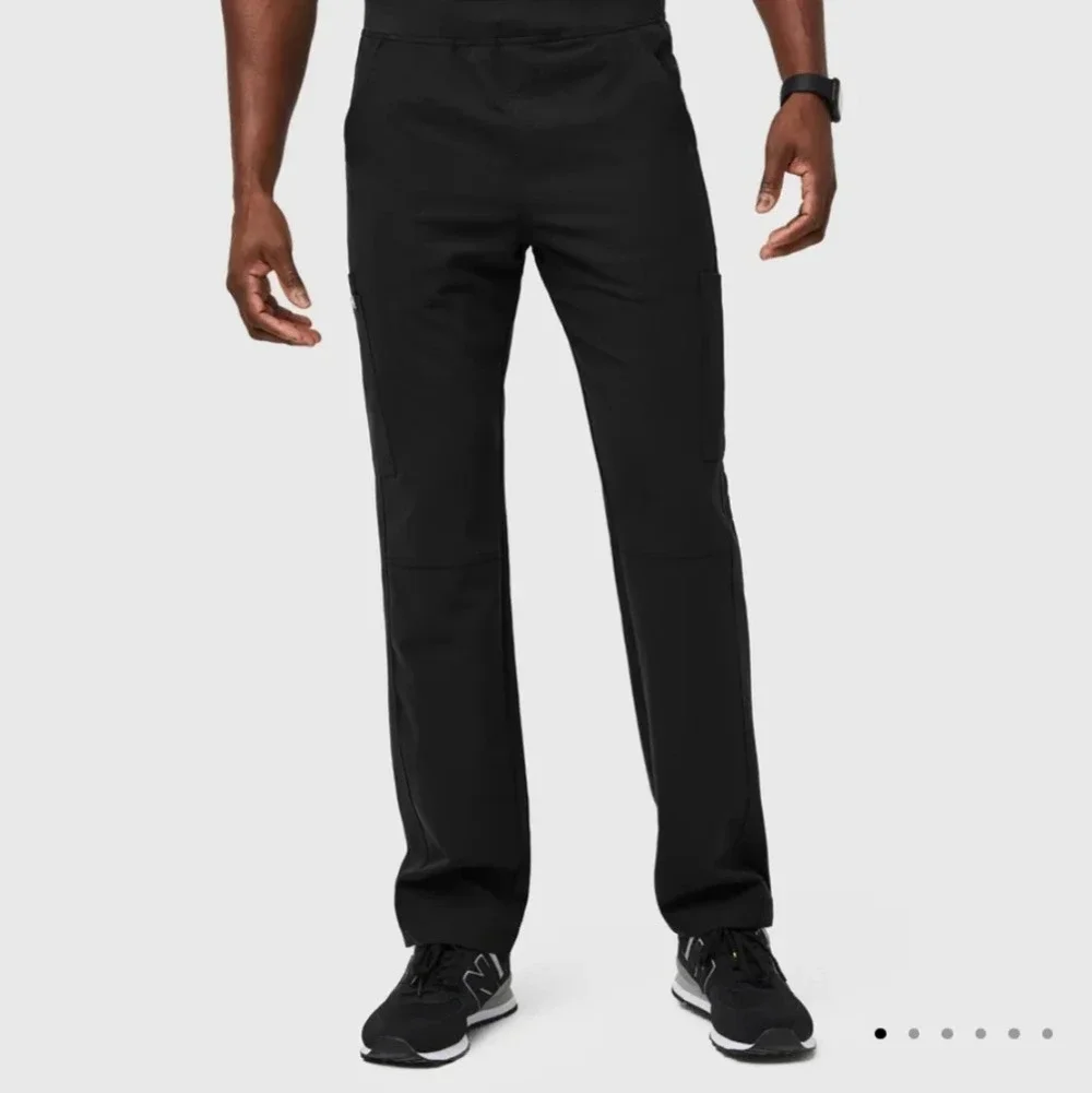 Figs Men's Axim Black Cargo Scrub Pants Size XL Short‎ XLS